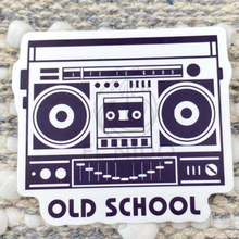 Load image into Gallery viewer, Blue BOOM Box Sticker