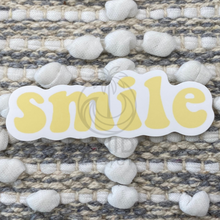 Load image into Gallery viewer, Yellow Smile Sticker