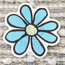 Load image into Gallery viewer, Blue Flower Sticker