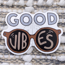 Load image into Gallery viewer, Glass Good Vibes Sticker