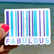 Load image into Gallery viewer, Blue Fabulous Sticker