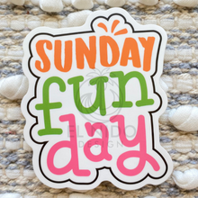 Load image into Gallery viewer, Sunday Fun Day Sticker