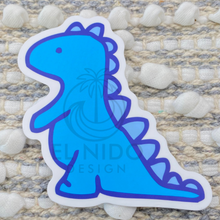 Load image into Gallery viewer, Blue Dinosaurus Sticker