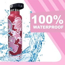 Load image into Gallery viewer, EL NIDO 100 Pink Stickers, Aesthetic Stickers, Cute Stickers, Laptop Stickers, Vinyl stickers, Stickers for Water Bottles, Waterproof stickers for kids teen girls Christmas Stocking Stuffers 100 cute girls stickers