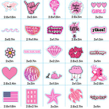 Load image into Gallery viewer, EL NIDO 100 Pink Stickers, Aesthetic Stickers, Cute Stickers, Laptop Stickers, Vinyl stickers, Stickers for Water Bottles, Waterproof stickers for kids teen girls Christmas Stocking Stuffers 100 cute girls stickers