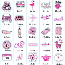 Load image into Gallery viewer, EL NIDO 100 Pink Stickers, Aesthetic Stickers, Cute Stickers, Laptop Stickers, Vinyl stickers, Stickers for Water Bottles, Waterproof stickers for kids teen girls Christmas Stocking Stuffers 100 cute girls stickers