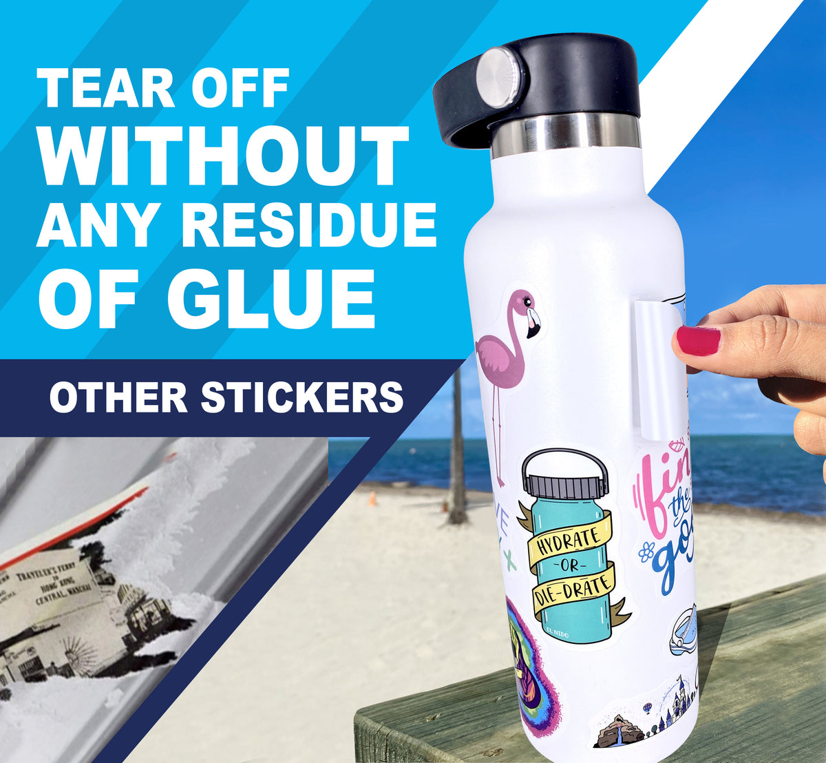 Hydrate or Else Water Bottle Vinyl Sticker