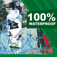 Load image into Gallery viewer, 100 Outdoor Stickers for Water Bottles, EL NIDO Water Bottle Stickers, Mountain stickers, Waterproof Stickers, Vinyl Stickers, Skateboard Stickers, Adventure and Hiking Stickers for Water Bottles, Laptop Stickers (100 Sticker Pack, Nature Stickers)