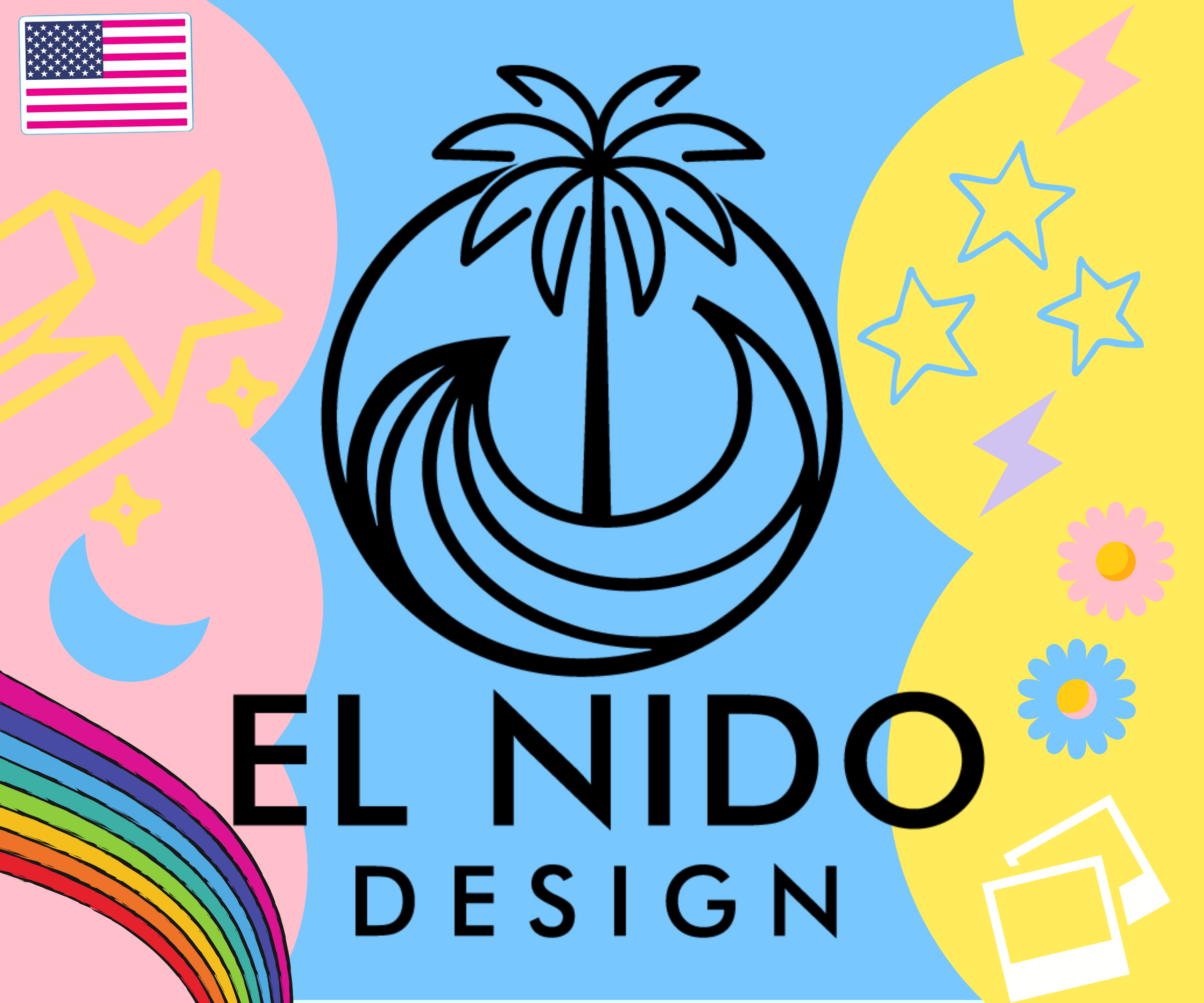 100 Outdoor Stickers for Water Bottles, EL NIDO Water Bottle Stickers, – El  Nido Design
