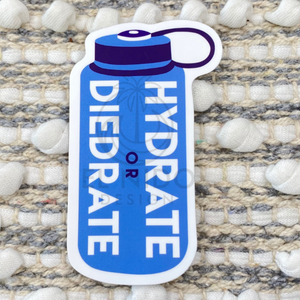 Blue Hydrate Or Diedrate Sticker
