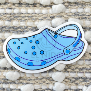 Blue Crocs Sticker