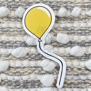 Yellow Balloon Sticker