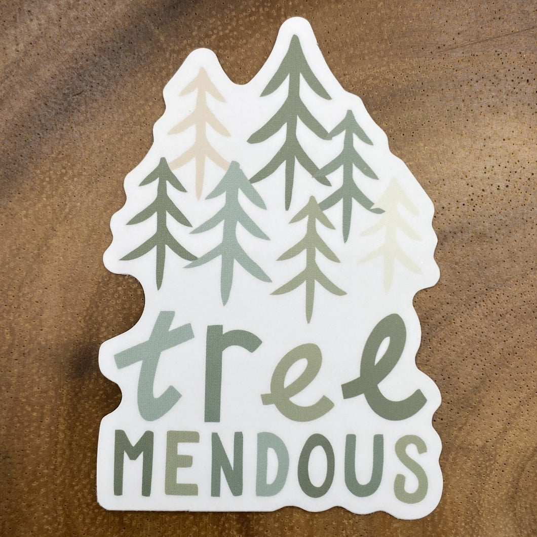 Tree Mendous Sticker