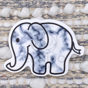Marble Elephant Sticker