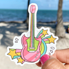 Load image into Gallery viewer, Pink Guitare Sticker

