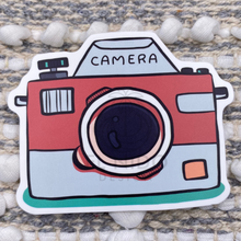 Load image into Gallery viewer, Red And Green Camera Sticker
