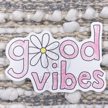 Load image into Gallery viewer, Pink Good Vibes Sticker
