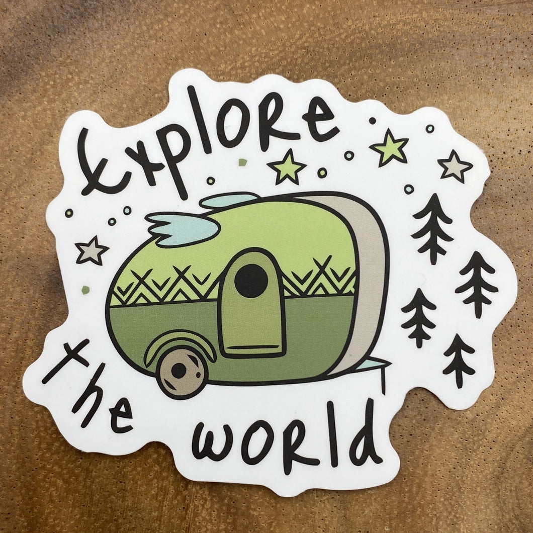 Explore the World Sticker