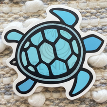 Load image into Gallery viewer, Blue Turtle Sticker
