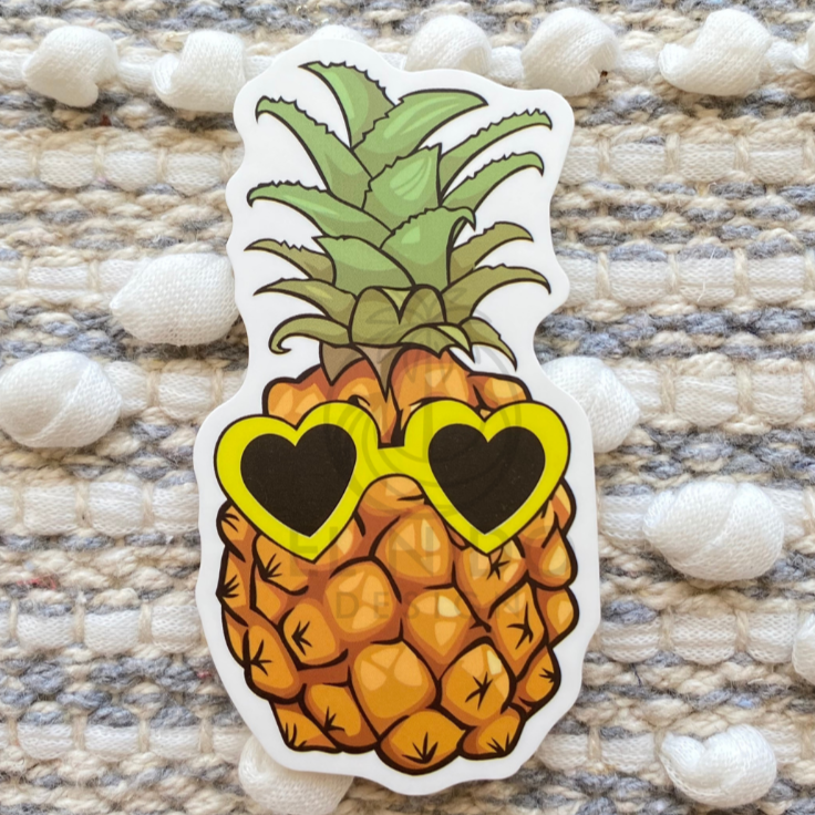 Yellow Pineapple Sticker