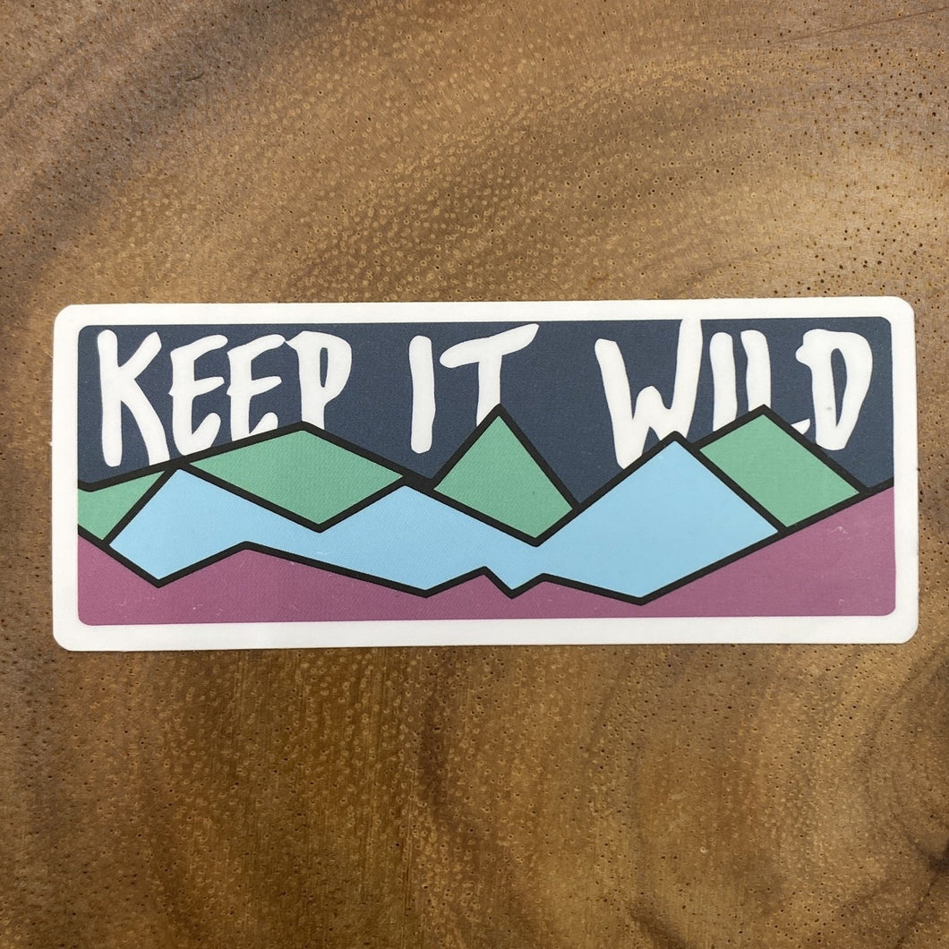 Keep it Wild Mountain Sticker