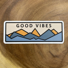 Load image into Gallery viewer, Good Vibes Mountain Sticker
