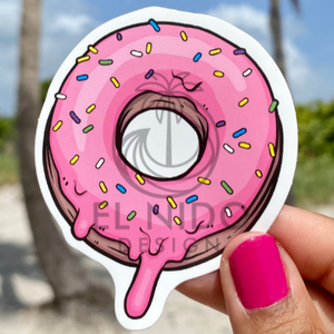 Pink donuts Sticker