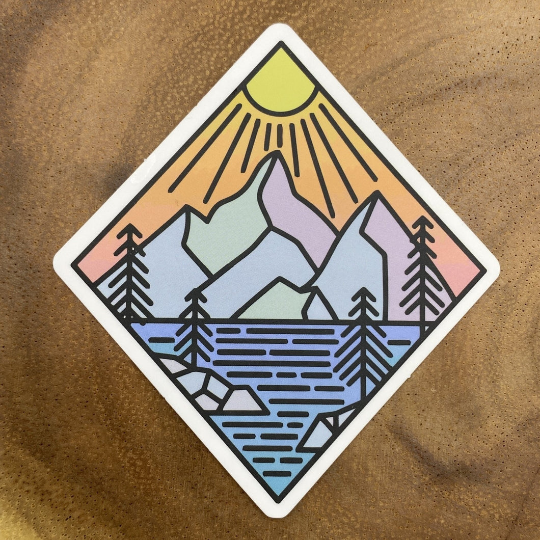 Mountain Diamond Sticker