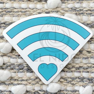 Blue Wi-Fi Sticker