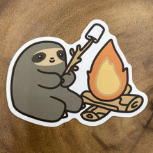 Load image into Gallery viewer, Cute Chamalow on Fire Sticker
