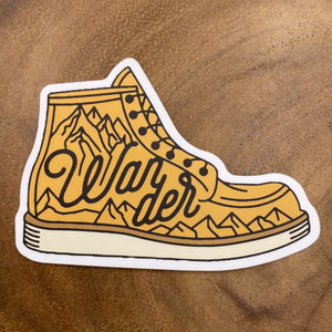 Wander Shoe Sticker