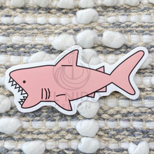 Load image into Gallery viewer, Pink Shark Sticker
