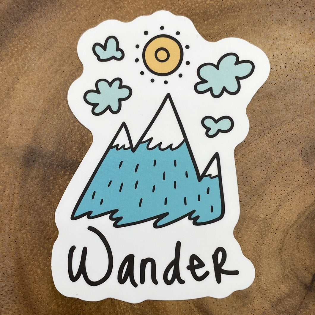 Wander Mountain Sticker