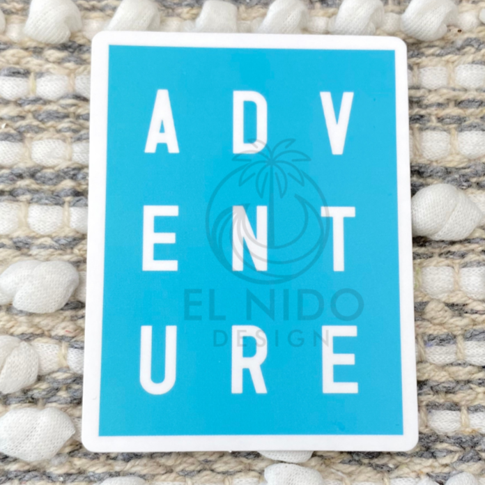 Blue Adventure Sticker