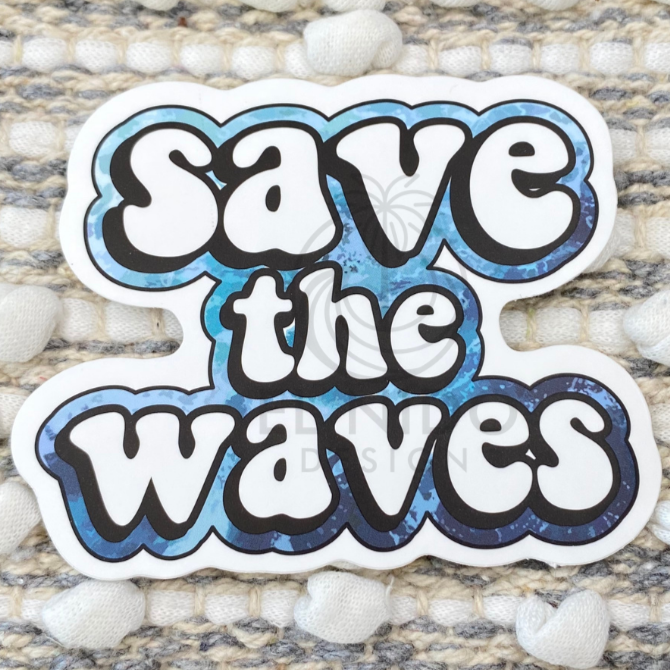 Save The Waves Sticker