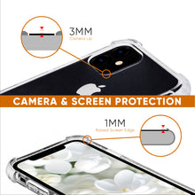 Load image into Gallery viewer, White and Clear Case Compatible with iPhone 11- Extra Shockproof Protection

