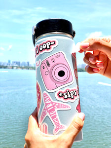 Pink Camera Sticker
