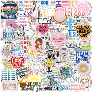 Christian Stickers 100 Pack