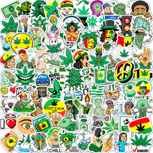Load image into Gallery viewer, 100 Weed Stickers Pack

